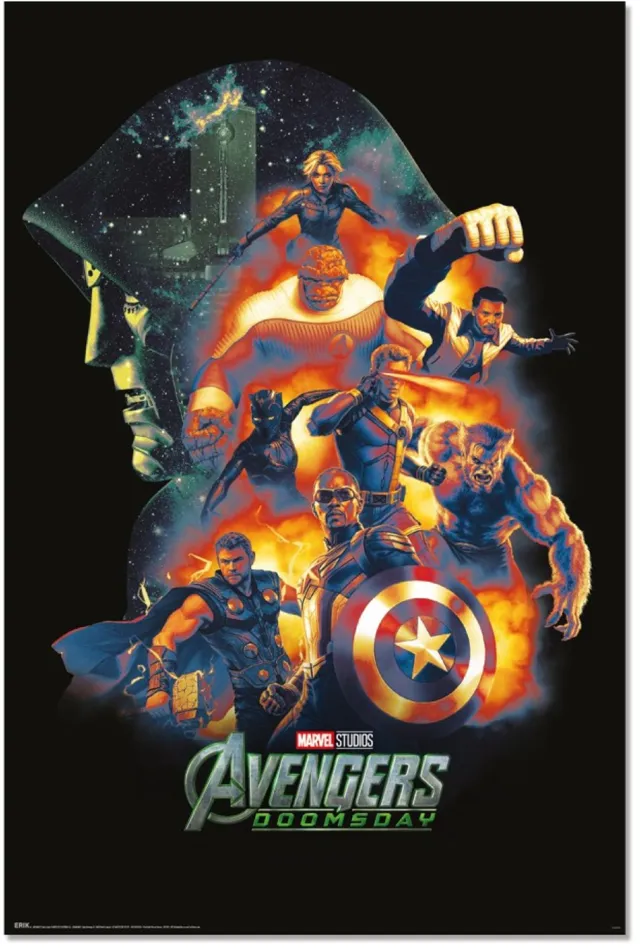 Posterpoint Avengers poster - Doomsday - Superhelden - Thor - Film - Marvel - 61 x 91.5 cm Multi colour