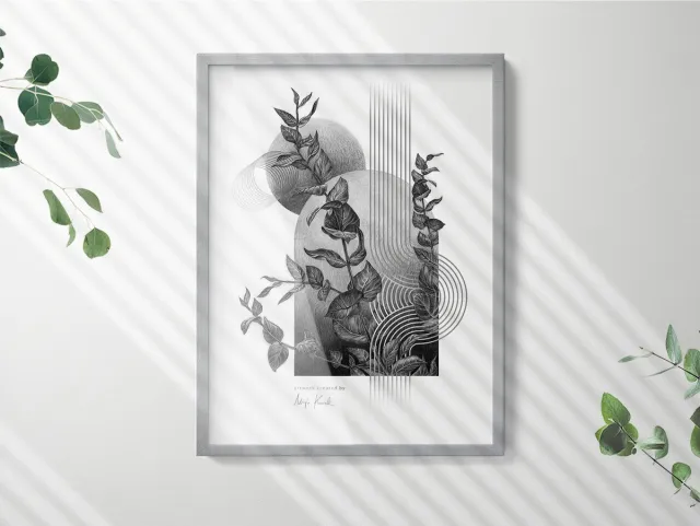 Coloray Zilveren Fotolijst - Zilveren Fotolijst - 60x80 cm - Fotolijst Voor Aan De Muur - Zilveren Fotolijst Voor Grafiek - Minimalistische Fotolijst - Fotolijst Voor Woonkamer - Design Fotolijst - Fotolijst Voor Kunstwerk