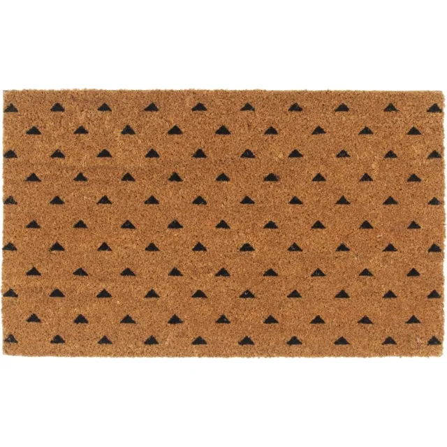 vidaXL Deurmat 45x75 cm getufte kokosvezel naturel