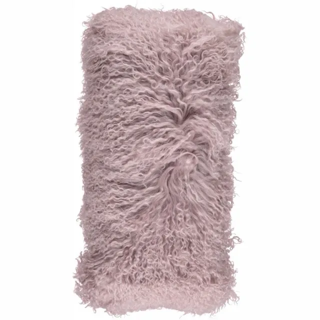 Sheepskin House Curly Kussen - 28x56 cm dove