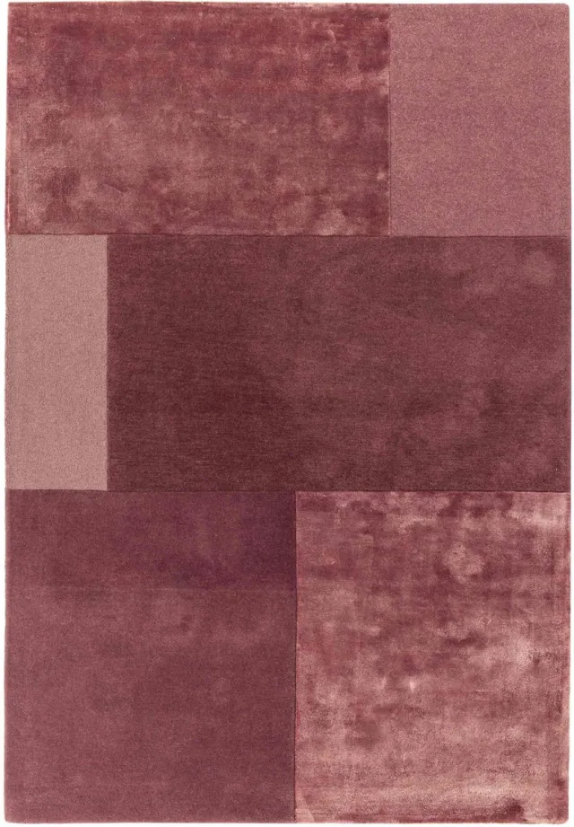 Eazy Living Easy Living - tate-tonal-textures-Rug-Pink Vloerkleed - 160x230 - Rechthoek - Laagpolig Tapijt - Modern - Roze