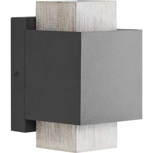 Beliani TIMOK - Buiten LED wandlamp - Zwart - Aluminium