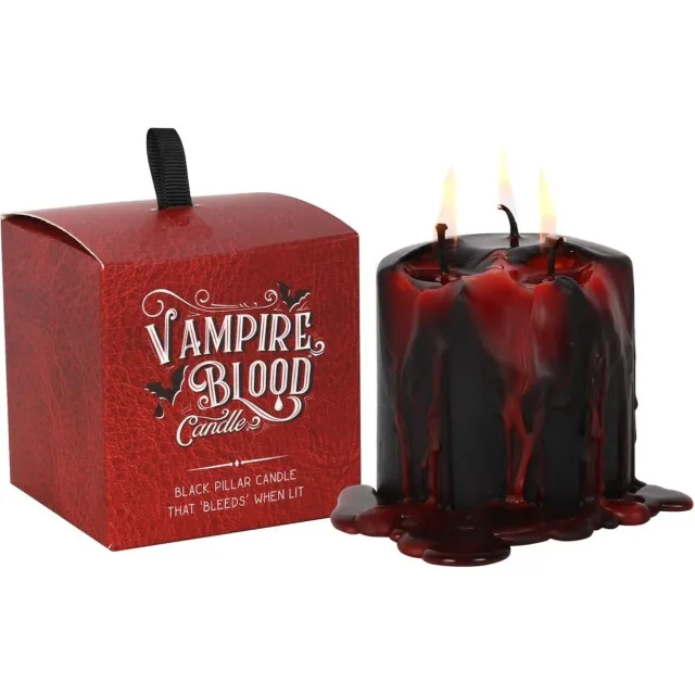 Something Different Small Vampire Blood Pillar Kaars - Multicolours