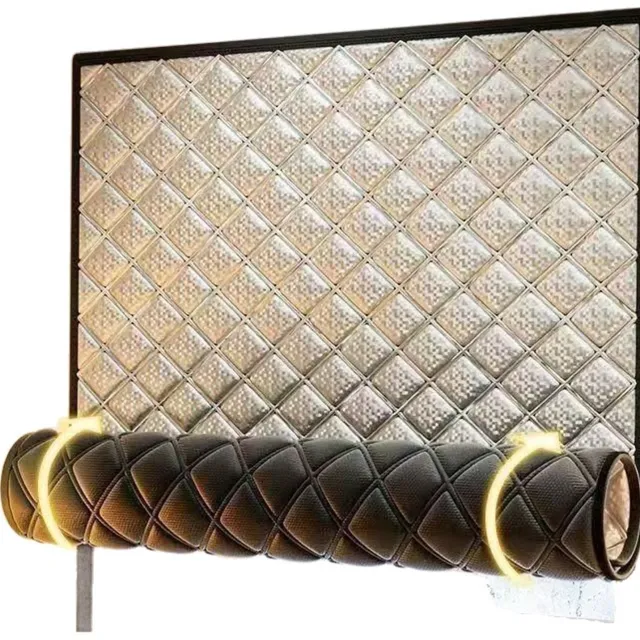 SNQ Geluiddempende Gordijnen – Tochtstopper voor ramen – 90x150 cm – Dik Gelaagd Weefsel – Thermisolatie en Geluidsreductie – Voor Privacy en Warmte in de Winter zilver