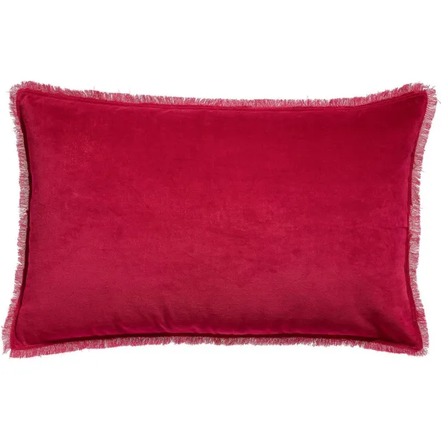 Vivaraise Fara Ruby effen kussen 40 x 65 Bruin