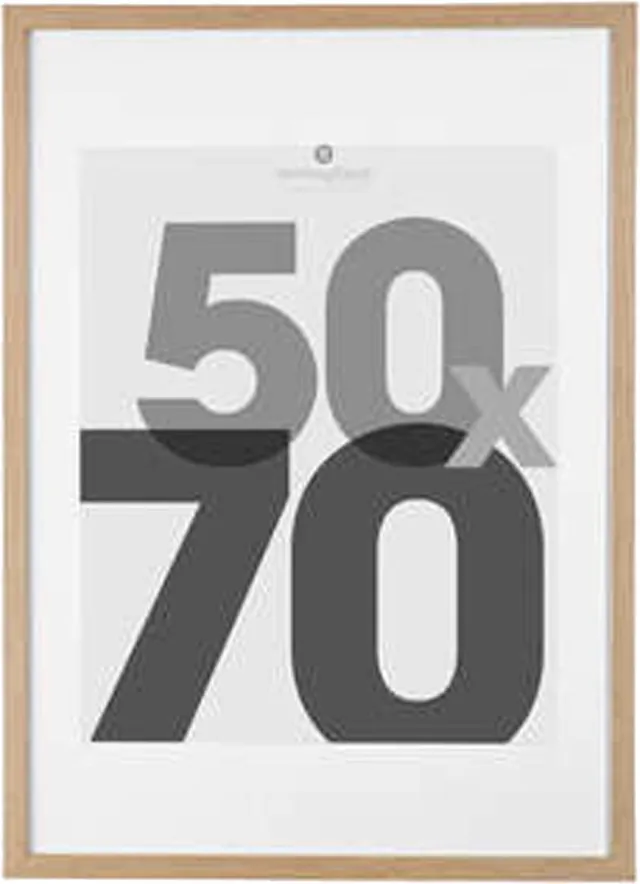 Atmosphera Créateur d'intérieur® FOTOKADER 50 X 70 CM - MDF - NATUREL - MET PASSE PARTOUT