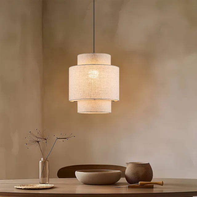 NOUS Living hanglamp Daniel (Ø30 cm) Naturel