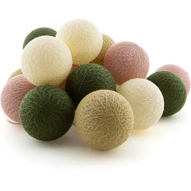 Cotton Ball Lights LED lichtslinger voor buiten - STARTERSET - verlengbaar - 20 lampjes - Jardin