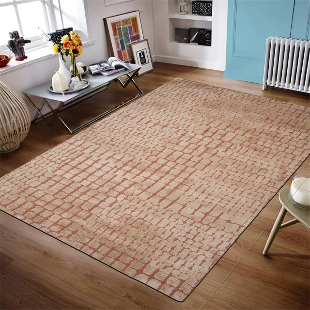 Giga Living Vloerkleed Atmore Beige/Roest 195x300cm - Giga Living