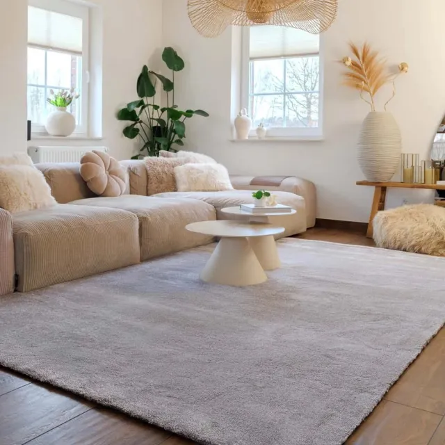 Tapeso Wasbaar vloerkleed - Clean Prestige grijs 300x400