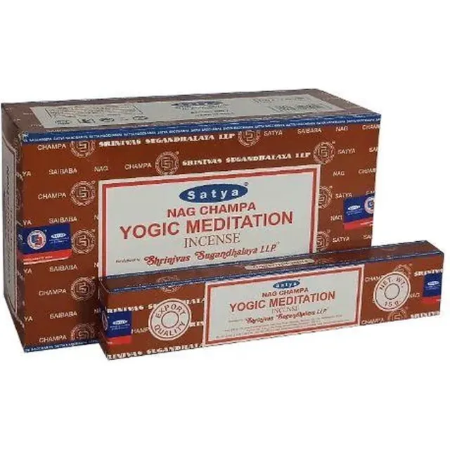 Satya Nag Champa YOGIC MEDITATION WIEROOK Brown
