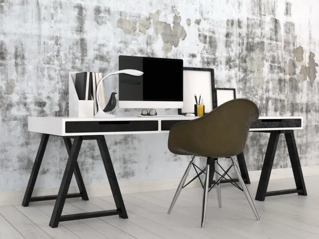 Kanlux Bureaulamp Flexibel Wit Dimbaar FRANCO 2 - Kanlux