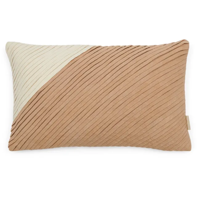 Riviera Maison Kussenhoes 50x30 - Rum Cay Plead Pillow Cover - Beige