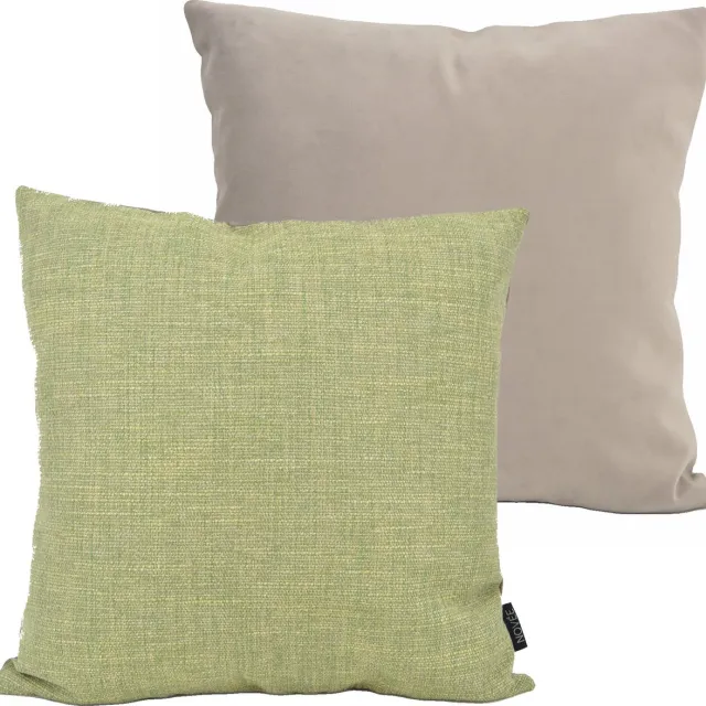 NOVÉE Picasso Paris Lima Khaki Kussenhoes | 45x45 cm | Velvet/Polyester Beige