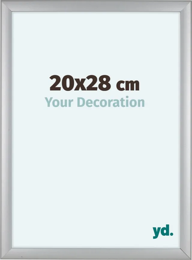 yd. Your Decoration - Fotolijst 20x28 cm - MDF - Zilver Mat - Como