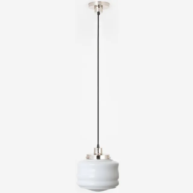 Coloured by Art Hanglamp aan snoer Bakery 20's Nikkel - Art Deco Trade