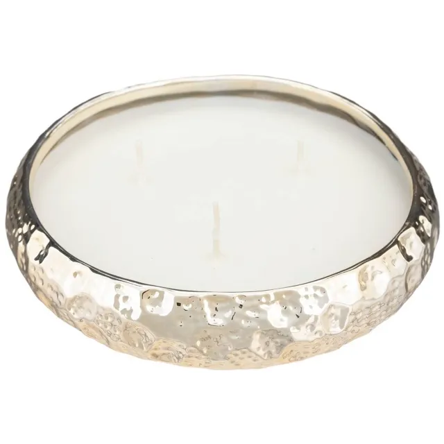 Feeric lights & Christmas Geurkaars Keramische Kom Goud Blanc