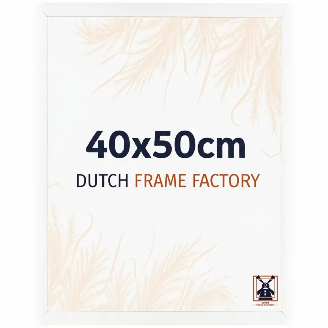Dutch Frame Factory Fotolijst 40x50 cm - MDF - Wit Hoogglans - Benno