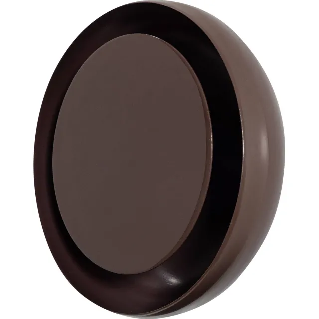 WOOOD Gloomy Wandlamp Rond - Metaal - Zand - 30x30x13 brown