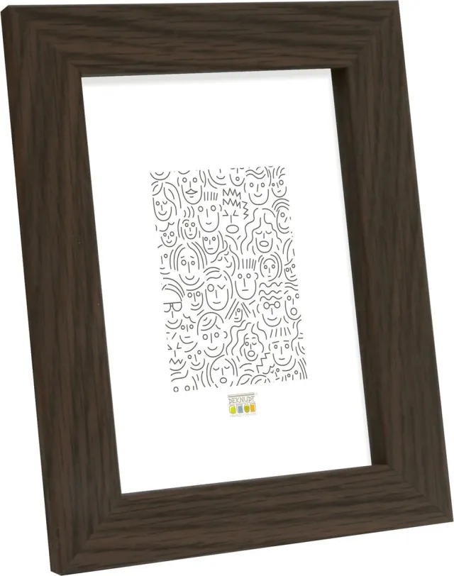 Deknudt Frames fotolijst S49BH2 - bruine houtkleur - foto 15x20 cm
