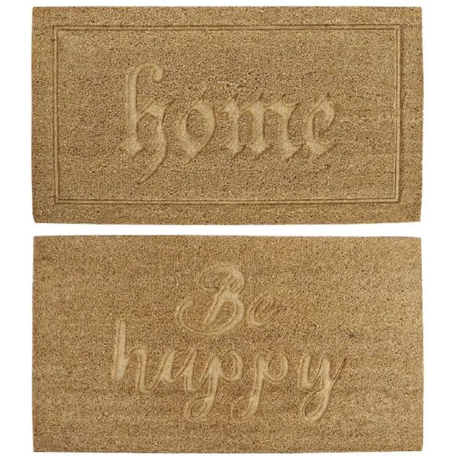 DKD Home Decor Deurmat DKD Home Decor Vezel Natuurlijk (2 pcs) (75 x 45 x 2 cm)