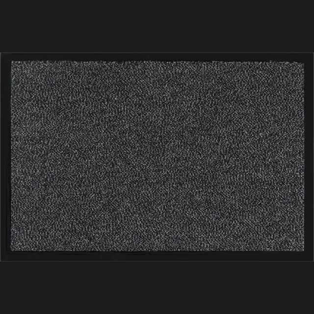 MD-Entree MD Entree - Deurmat - Shannon - Antraciet - Vloerkleed - Met antislip - Wasbaar- Vocht absorberend - Hoge dichtheid 600gr/m2 - 120 x 180 cm
