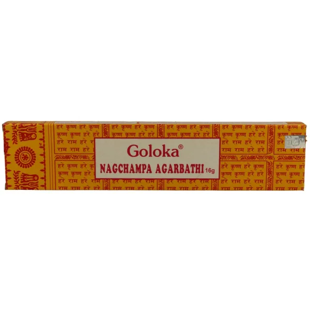 Yogi & Yogini naturals Goloka Nag Champa wierook stokjes bruin