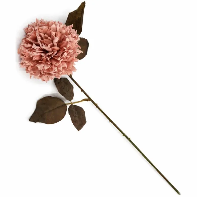 homebound by ky Kunstbloem Chrysant enkel 52cm roze