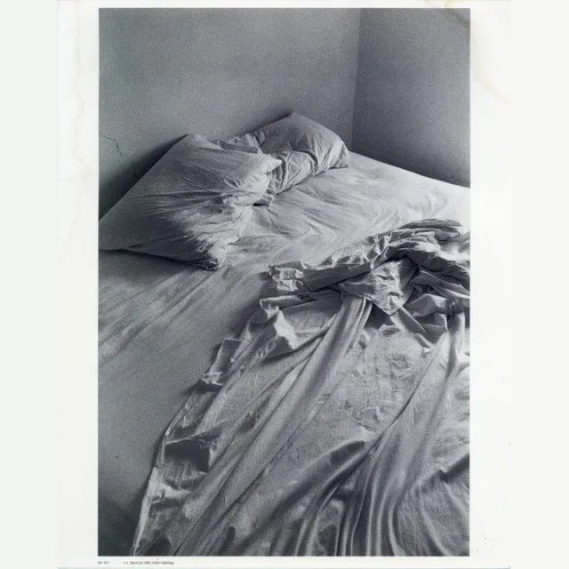 Catch Projecten Mini zwart-wit poster - Unmade Bed - Lilo Raymond - 24x30 cm