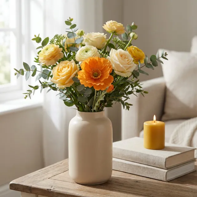 Innovation of Green GmbH Kunstbloemen Kunst Klaproos Bloem Decoratief Klaproos Oranje 48cm