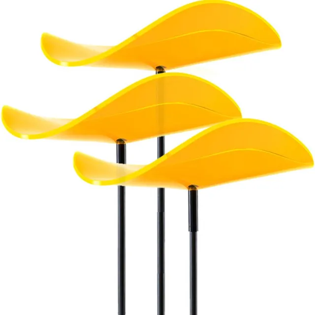 Cazador del Sol Zonnevangers Lucy - tuin decoratie voor buiten - Ø200mm x 175cm Geel Set3