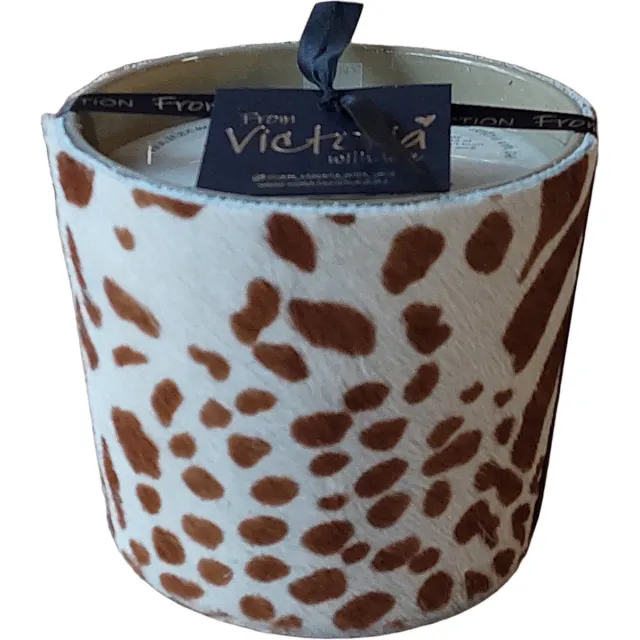 VICTORIA WITH LOVE BY PHILLINE.BE Victoria with love kaars - Printed giraf - Camel Wit - bruin gestipt