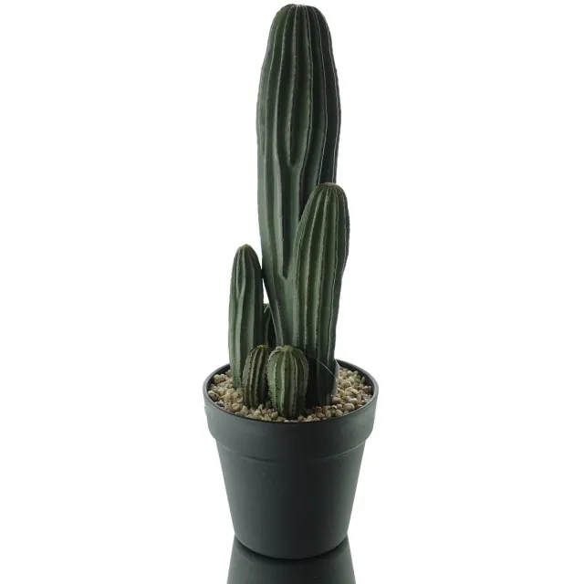 DPI cactusgroep in kunststofpot 40 cm - kunstplant Meerkleurig