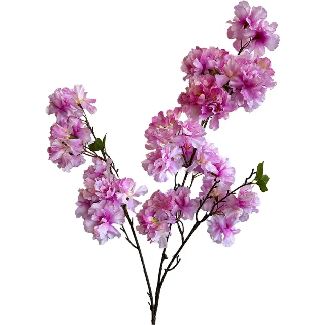 Viv! Home Luxuries Kersenbloesem - zijden bloem - lichtpaars - 106cm