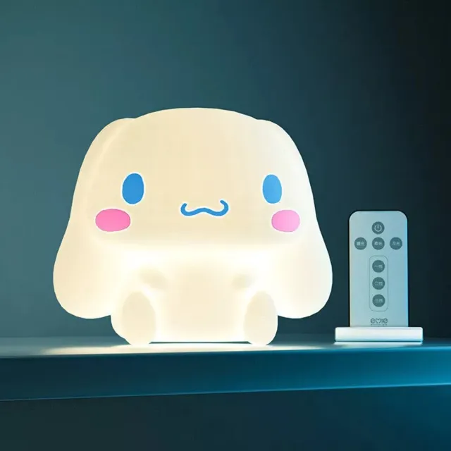 Sanrio Cinnamoroll nachtlamp - touch functie - draadloos - Kuromi - Hello Kitty - My Melody - PomPomPurin - Pochacco - cadeau - Kawaii Wit