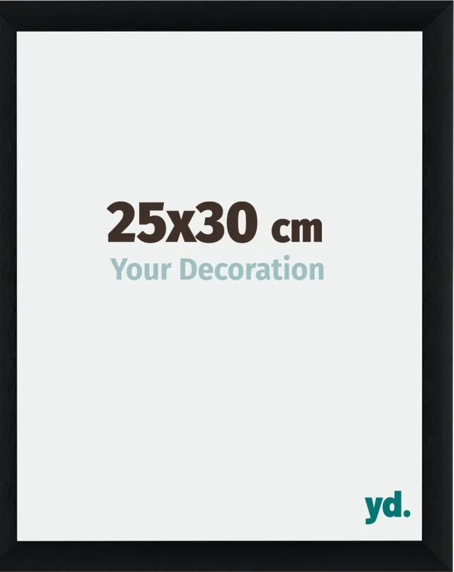 yd. Your Decoration - Fotolijst 25x30 cm - Aluminium - Zwart Geborsteld - Tucson