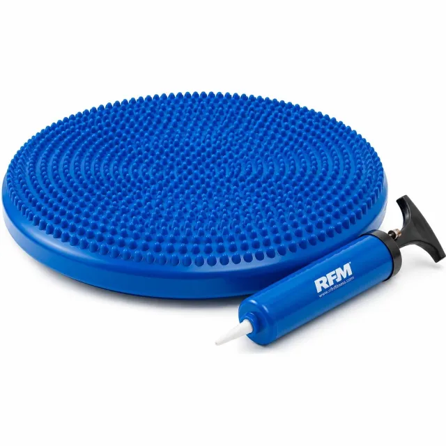 RFM Zitkussen Balance & Fitness – Ergonomisch Zitkussen met Massagepunten – Ø 34 cm – Blauw