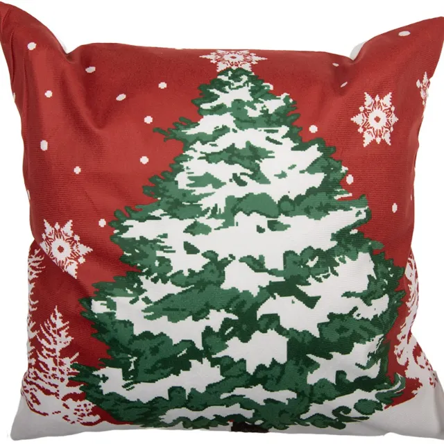 Clayre & Eef Kussenhoes 45x45 cm Rood Polyester
