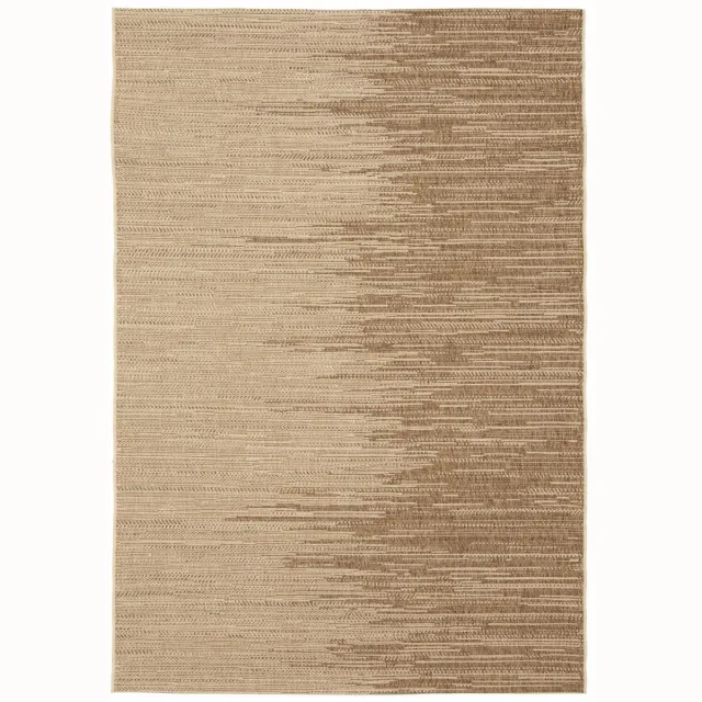 Tapeso Buitenkleed - Bask drift beige/bruin 200x290