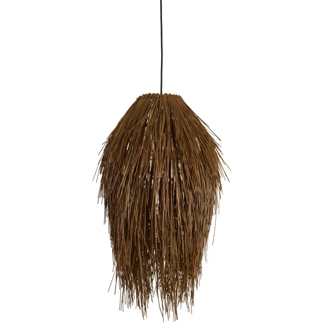 Light & Living Hanglamp (Ø54x74 cm) ARISCO donker bruin