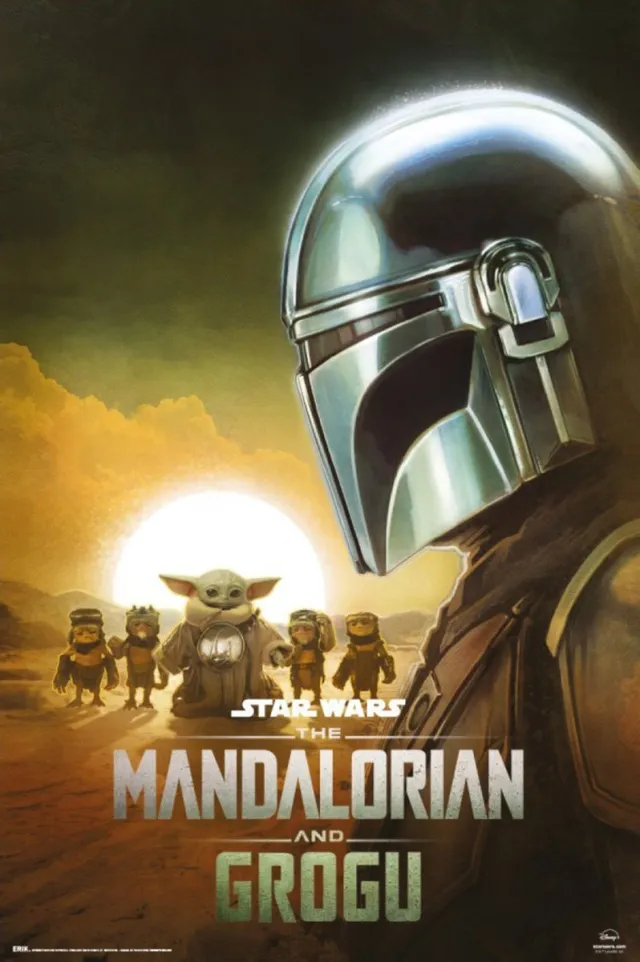 Grupo Erik Poster Star Wars - The Mandalorian and Grogu - Din Djarin 61x91,5cm Divers