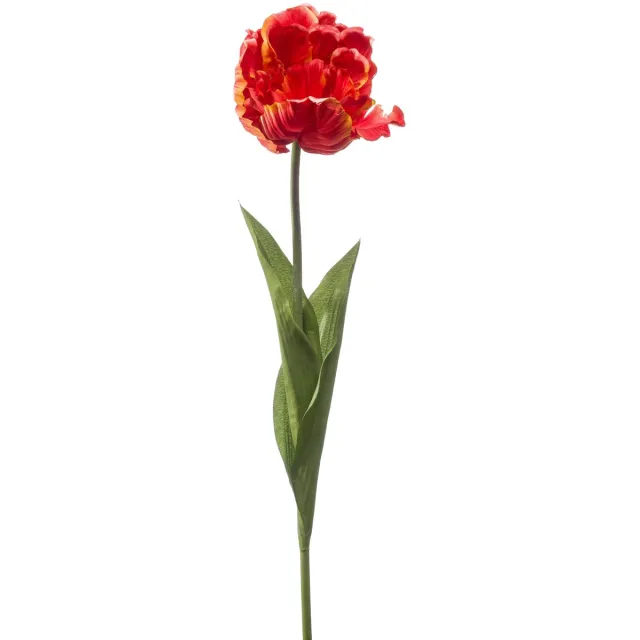 Emerald Kunstbloem Tulp Paris 66cm oranje - Kunstplant voor binnen