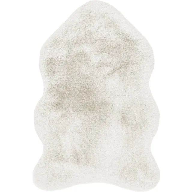 Lalee Heaven Shape - vloerkleed - Superzacht - Hoogpolig - schapenvacht - Imitatievacht - Fluffy Vacht - 60x90 cm ivoor gebroken wit