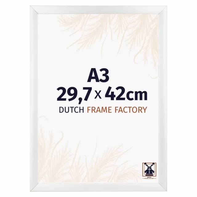 Dutch Frame Factory Fotolijst A3 29,7x42 cm - MDF - Wit Hoogglans - Praag