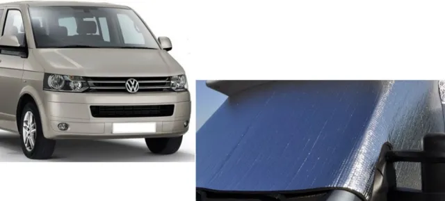 Geschikt voor Volkswagen T5 Raamisolatie Buitenzijde Geschikt voor VW T5 Volkswagen T5 raamisolatie deken buitenzijde grijs
