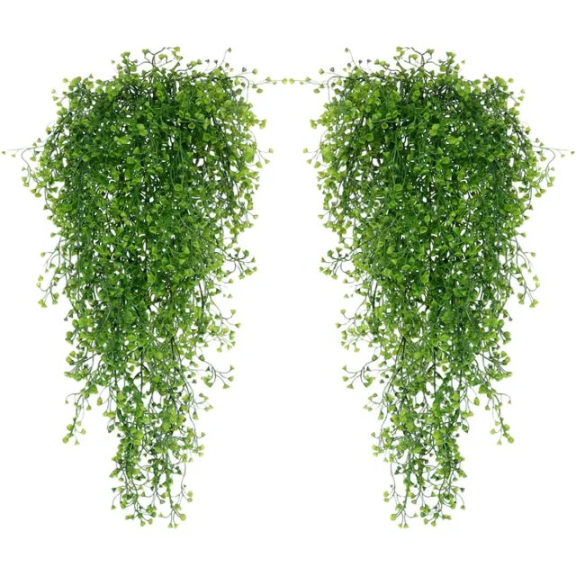 Ibenzoa Levensechte Groene Kunsthangplanten Set voor Diverse Ruimtes thuis en op kantoor