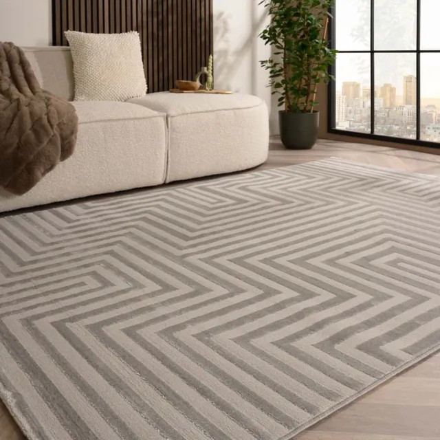TrueWeave Scandinavisch vloerkleed - Serene Lys zilver 280x370
