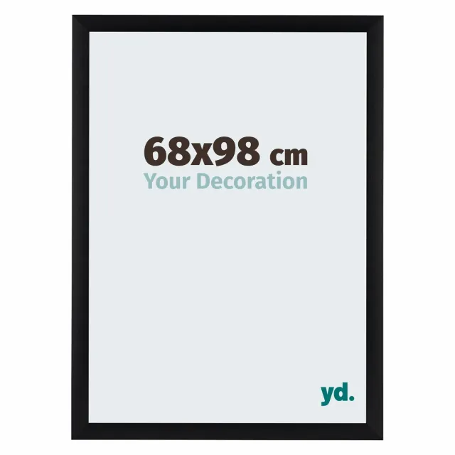 yd. Your Decoration - Fotolijst 68x98 cm - Aluminium - Zwart Geborsteld - Tucson