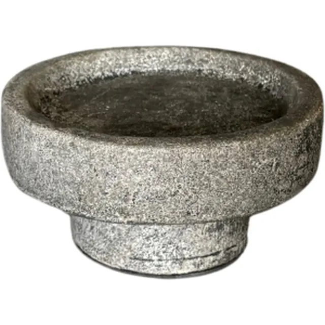 STILL Kaarsenstandaard - Op voet - Earth - Grijs - 12 x 6 cm