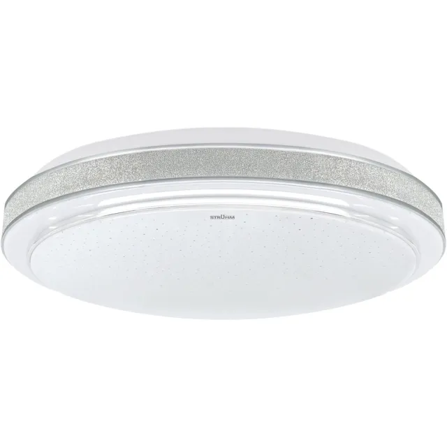 STRÜHM AGATA - LED Plafondlamp - 16W - 1940Lumen - Aanpasbare Kleur CCT - 3000k 4000k 6500k - Opbouw - Rond - Wit - 330 mm